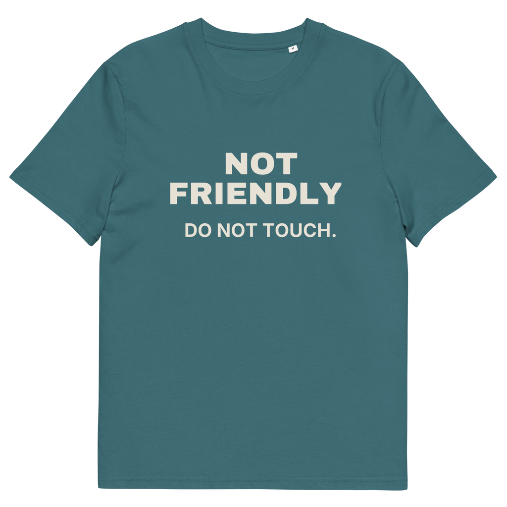 Stargazer Not Friendly. Do Not Touch t-shirt - front product view
