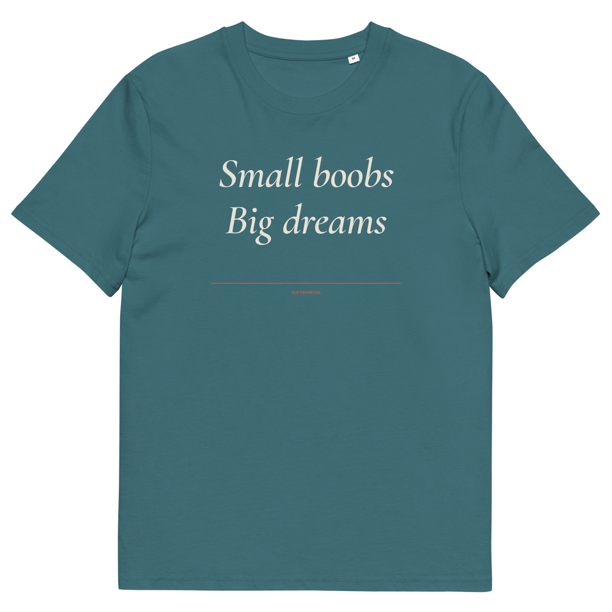 Small Boobs Big Dreams - Stargazer organic cotton T-shirt, front print
