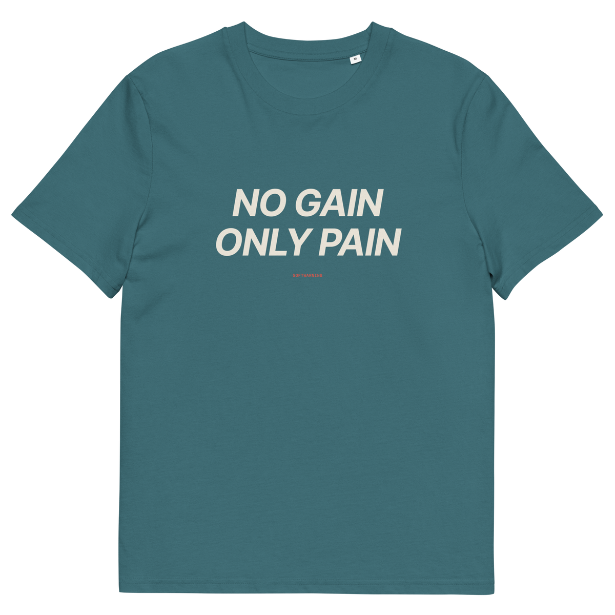 No Gain Only Pain - Stargazer organic cotton T-shirt, front print
