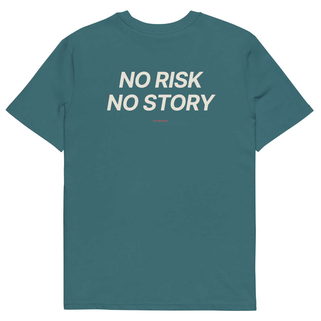 No Risk No Story - Stargazer organic cotton T-shirt, back print