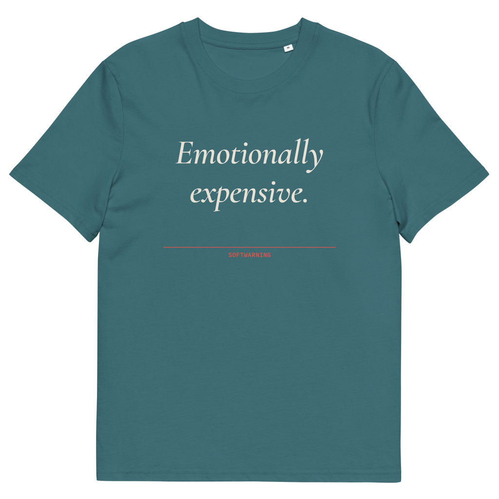 Stargazer product view of the Emotionally Expensive T-shirt, front