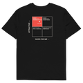 Black product view of the My Type T-shirt, back
