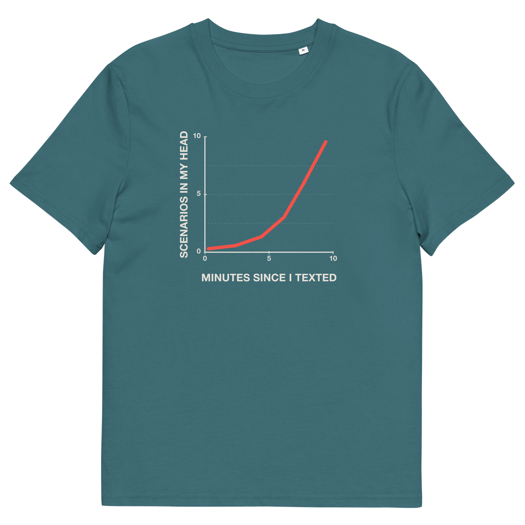 Stargazer product view of the Post-Text Analysis T-shirt, front
